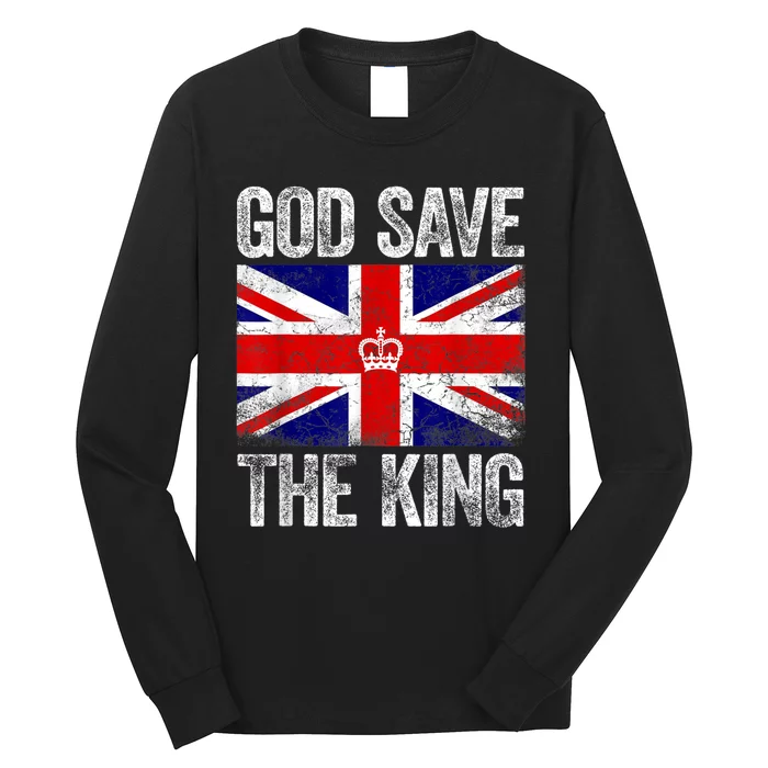 God Save The King King Charles III Long Sleeve Shirt