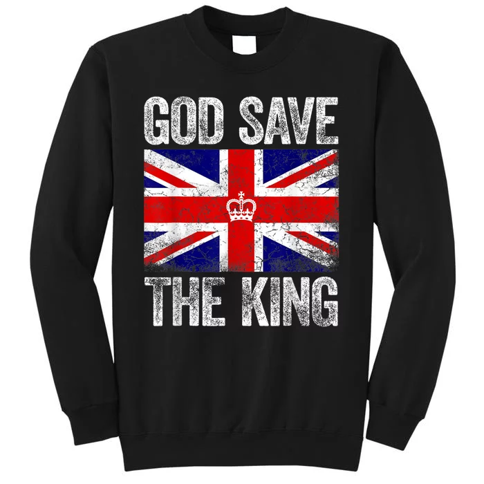 God Save The King King Charles III Tall Sweatshirt