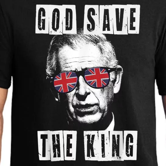 God Save The King King Charles III Pajama Set