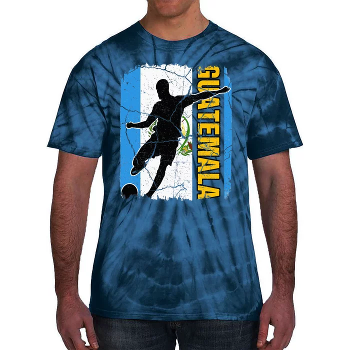 Guatemalan Soccer Team Guatemala Flag Jersey Tie-Dye T-Shirt