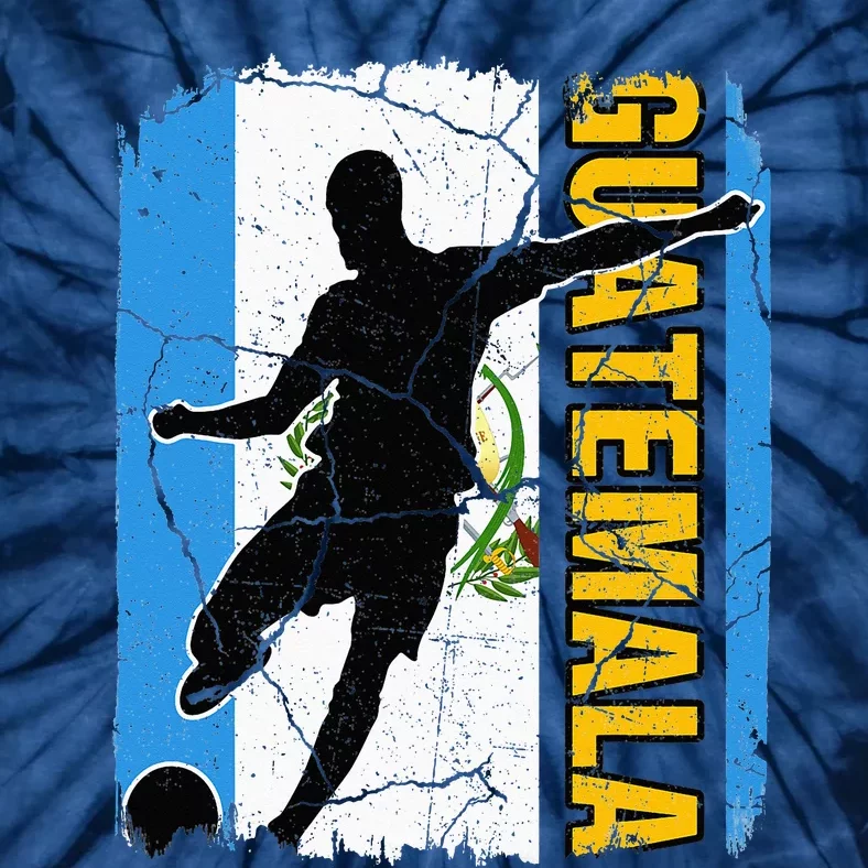 Guatemalan Soccer Team Guatemala Flag Jersey Tie-Dye T-Shirt