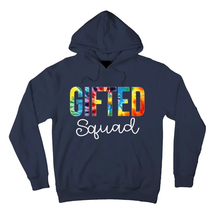 Gifted Squad Tie Dye Appreciation Day Hello Back To School Hoodie