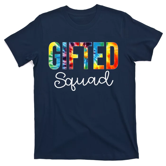 Gifted Squad Tie Dye Appreciation Day Hello Back To School T-Shirt