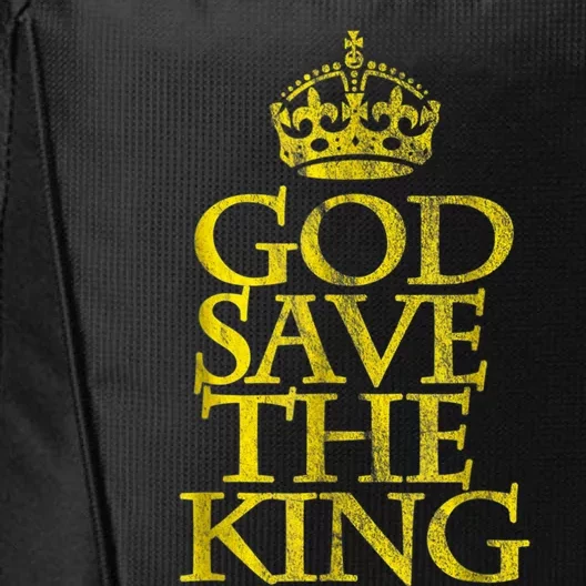 God Save The King King Charles III Apparel City Backpack