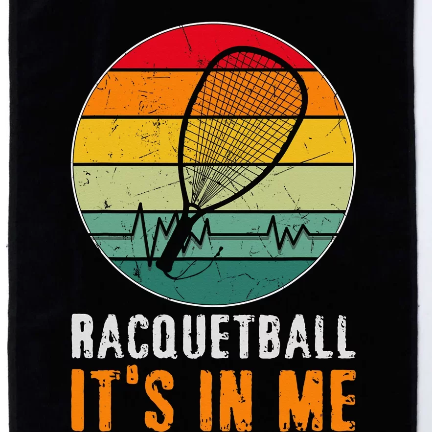 Gifts Sunset Tennis Racquet Ball Coach Tennis Player Retro Platinum Collection Golf Towel