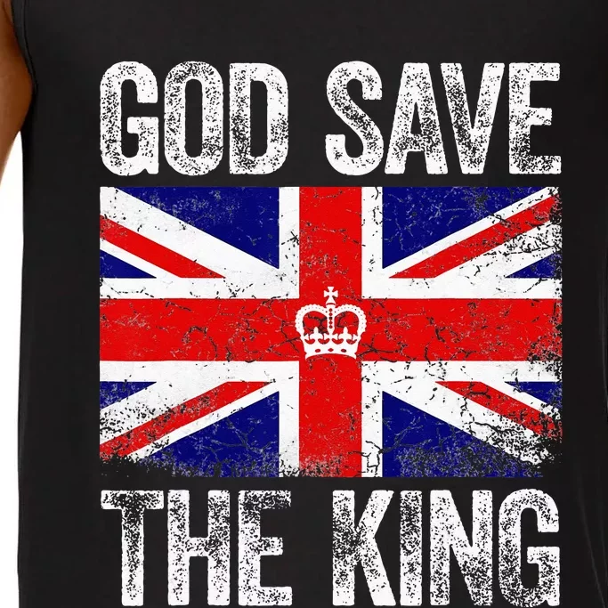 God Save The King Charles III Tee UK Flag Top King Charles Comfort Colors® Tank Top