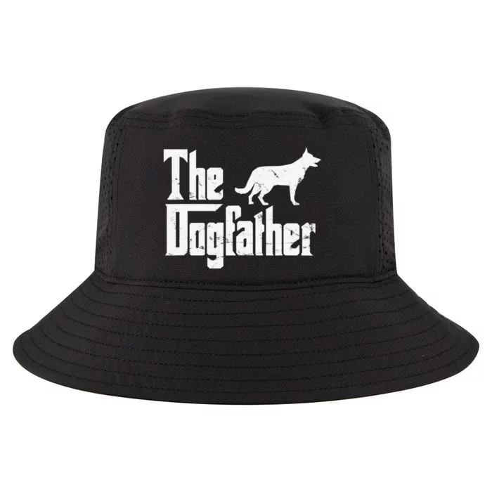 German Shepherd The Dogfather Funny Dog Owner Cool Comfort Performance Bucket Hat