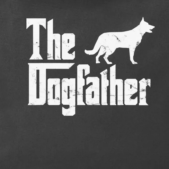 German Shepherd The Dogfather Funny Dog Owner Zip Tote Bag