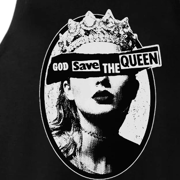 God Save The Queen Ladies Tri-Blend Wicking Tank