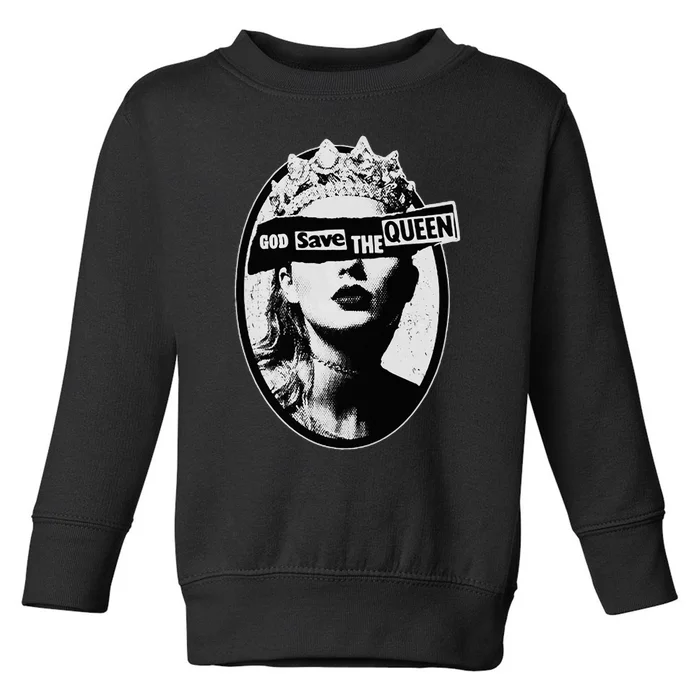 God Save The Queen Toddler Sweatshirt