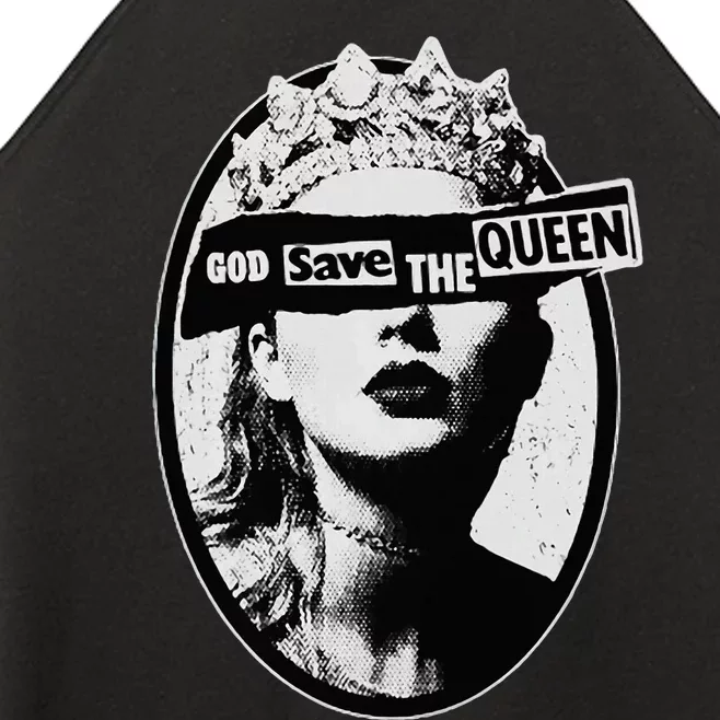 God Save The Queen Women’s Perfect Tri Rocker Tank