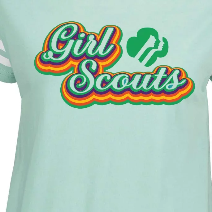 Girl Scouts Troop Enza Ladies Jersey Football T-Shirt