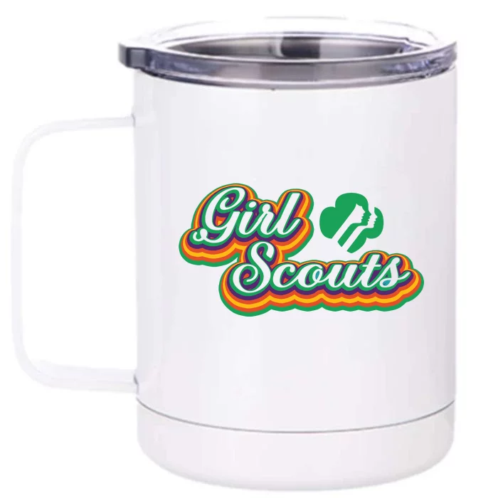 Girl Scouts Troop Front & Back 12oz Stainless Steel Tumbler Cup