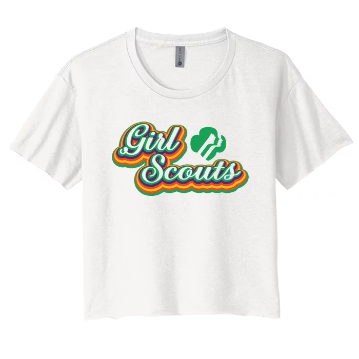 Girl Scouts Troop Women's Crop Top Tee