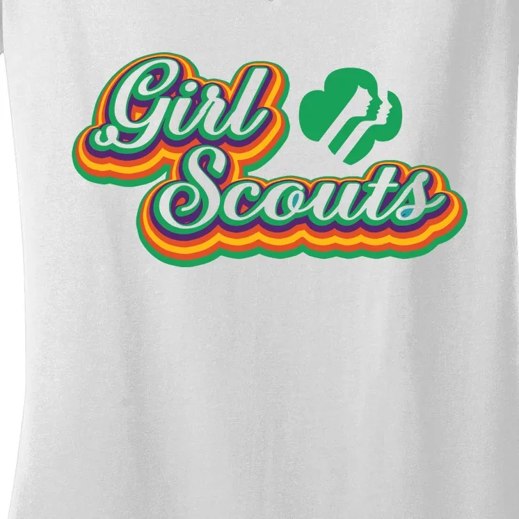 Girl Scouts Troop Women's V-Neck T-Shirt