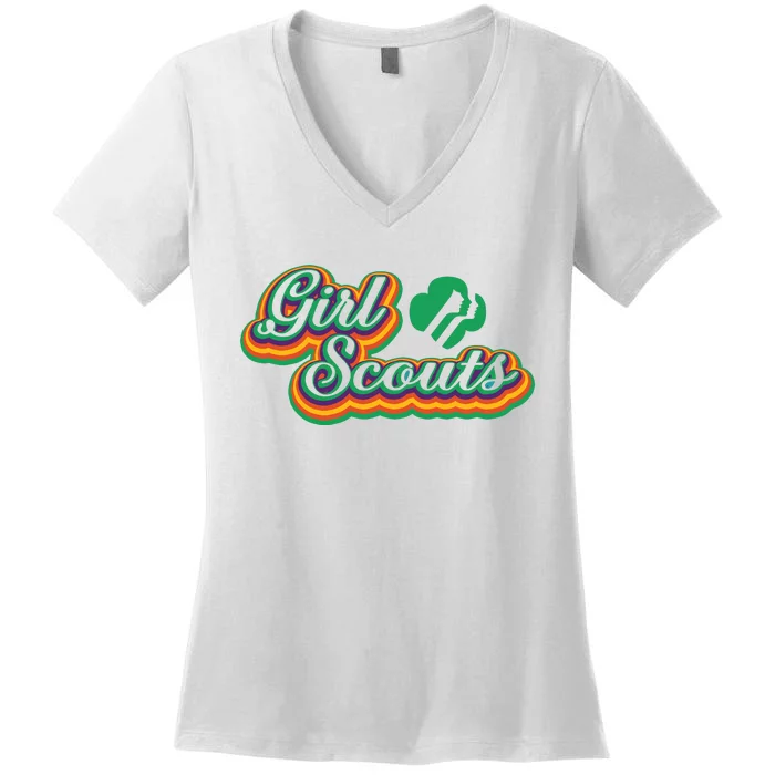 Girl Scouts Troop Women's V-Neck T-Shirt