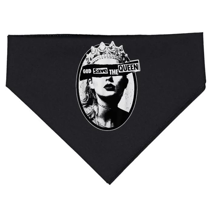 God Save The Queen USA-Made Doggie Bandana