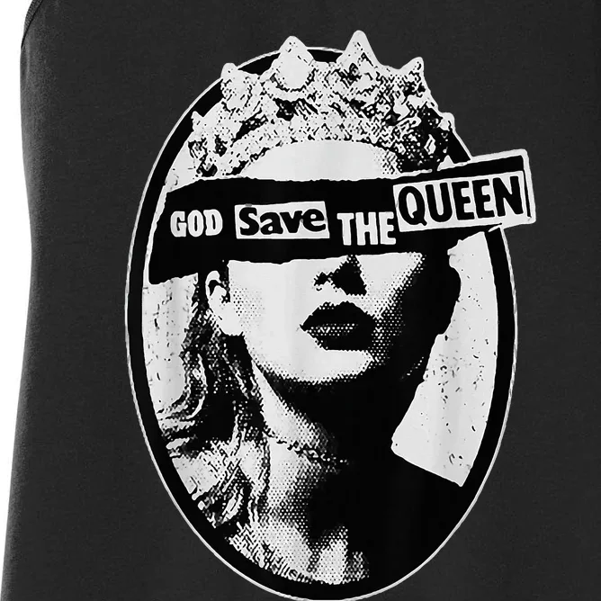 God Save The Queen Women's Racerback Tank