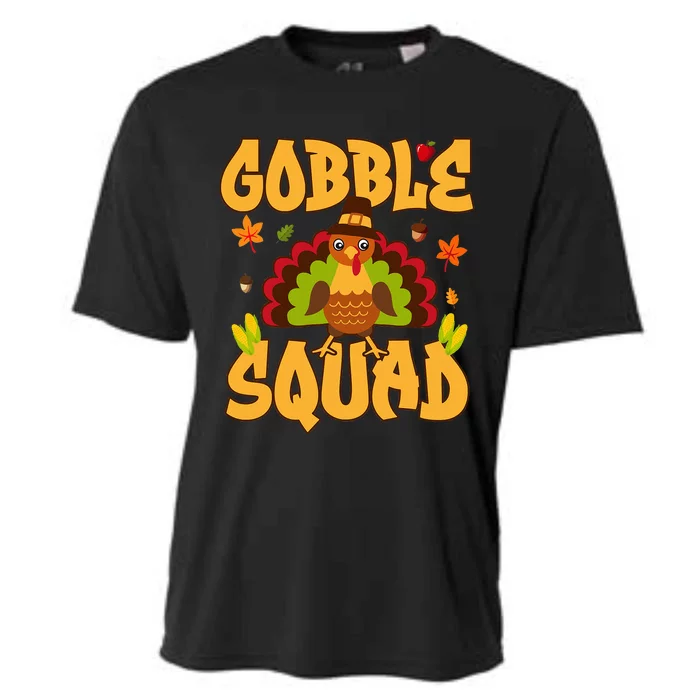 Gobble Squad Turkey Design Gobble Squad Cooling Performance Crew T-Shirt