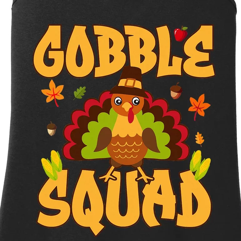 Gobble Squad Turkey Design Gobble Squad Ladies Essential Tank