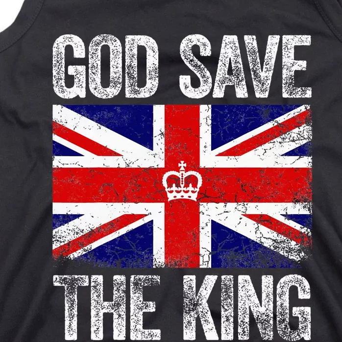 God Save The King Charles Iii. Uk Flag Top King Charles Tank Top