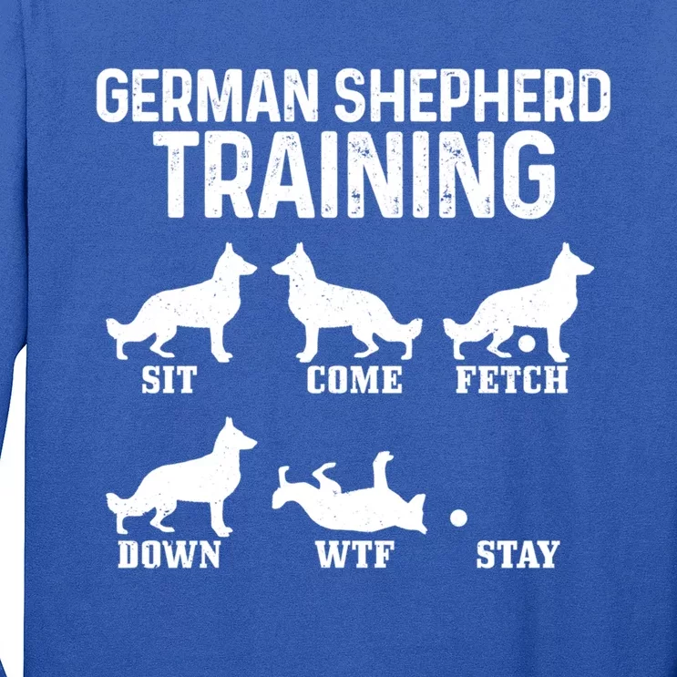 Ger Shepherd Training Funny Dog Ger Shepherd Mom Dad Great Gift Long Sleeve Shirt