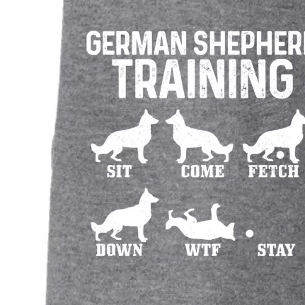 Ger Shepherd Training Funny Dog Ger Shepherd Mom Dad Great Gift Doggie 3-End Fleece Hoodie