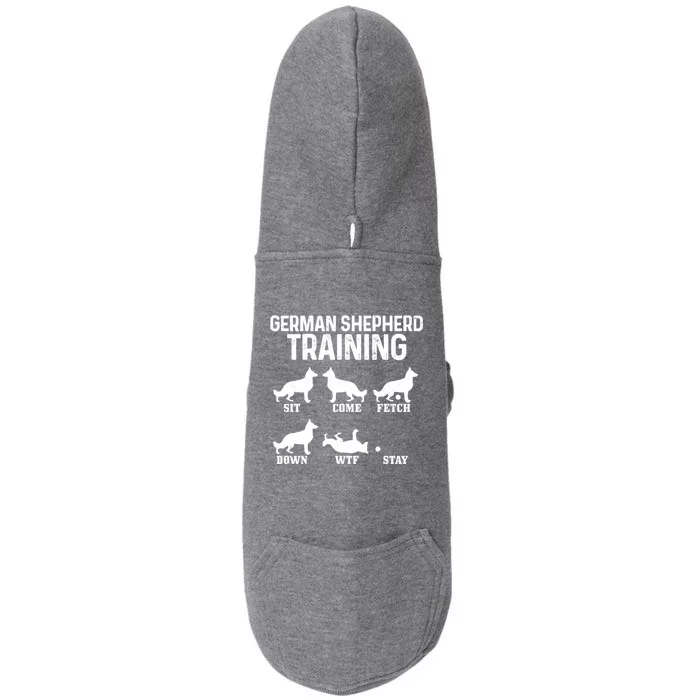 Ger Shepherd Training Funny Dog Ger Shepherd Mom Dad Great Gift Doggie 3-End Fleece Hoodie