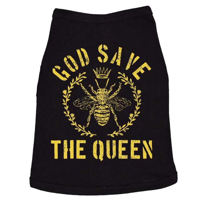 God Save The Queen Bee Queen Bee Doggie Tank