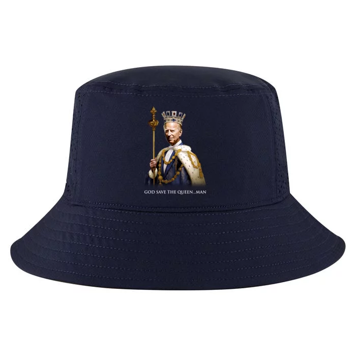 God Save The Queen Man Funny Joe Biden Shirts Cool Comfort Performance Bucket Hat