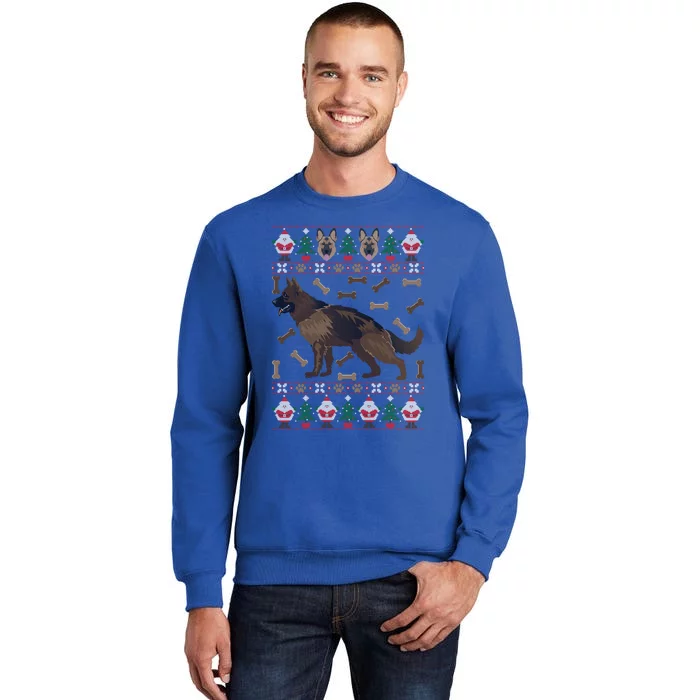 Ger Shepherd Ugly Christmas Holiday Dog Lover Xmas Gift Sweatshirt