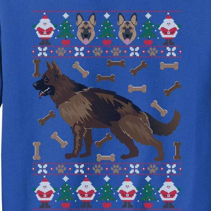 Ger Shepherd Ugly Christmas Holiday Dog Lover Xmas Gift Sweatshirt