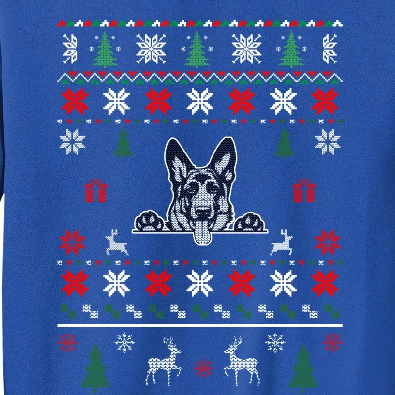 Ger Shepherd Ugly Christmas Dog Lover Gift Sweatshirt