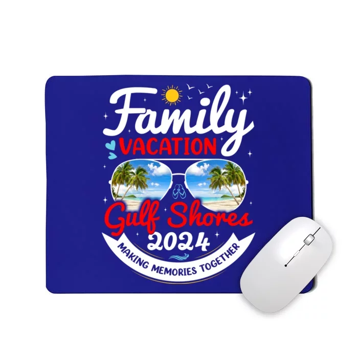 Gulf Shores Vacation 2024 Family Matching Alabama Group Gift Mousepad