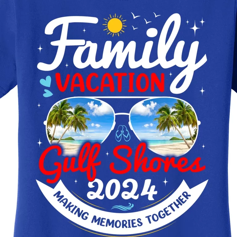 Gulf Shores Vacation 2024 Family Matching Alabama Group Gift Women's T-Shirt