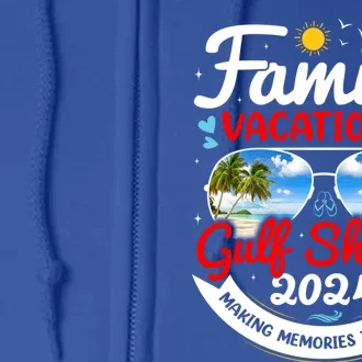 Gulf Shores Vacation 2024 Family Matching Alabama Group Gift Full Zip Hoodie