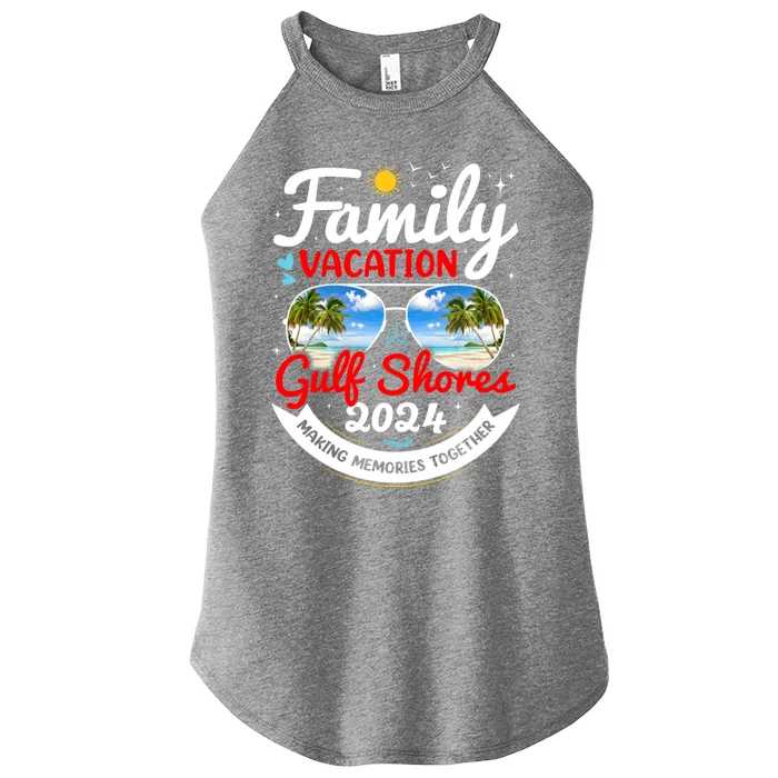 Gulf Shores Vacation 2024 Family Matching Alabama Group Gift Women’s Perfect Tri Rocker Tank