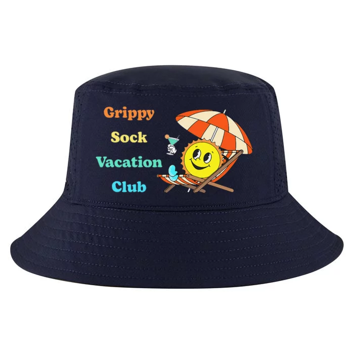 Grippy Sock Vacation Club Funny Cool Comfort Performance Bucket Hat