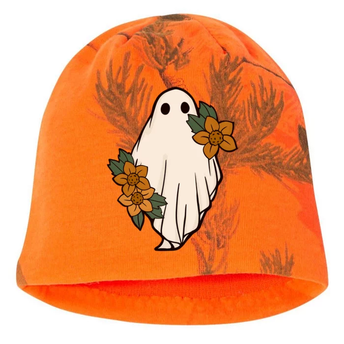 Ghost Sunflower Vintage Halloween Kati - Camo Knit Beanie