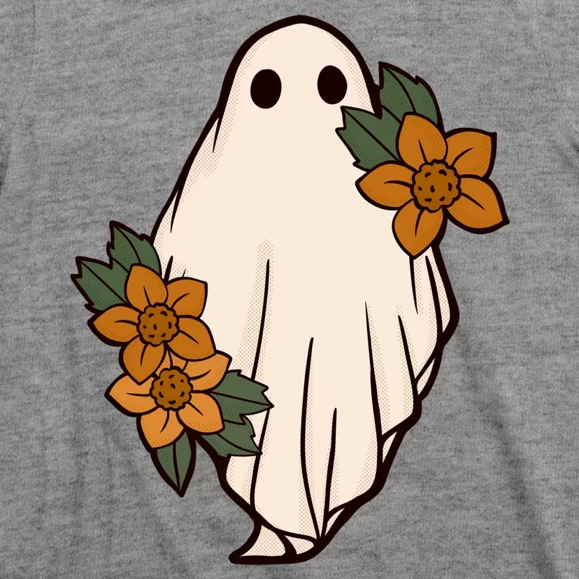 Ghost Sunflower Vintage Halloween T-Shirt