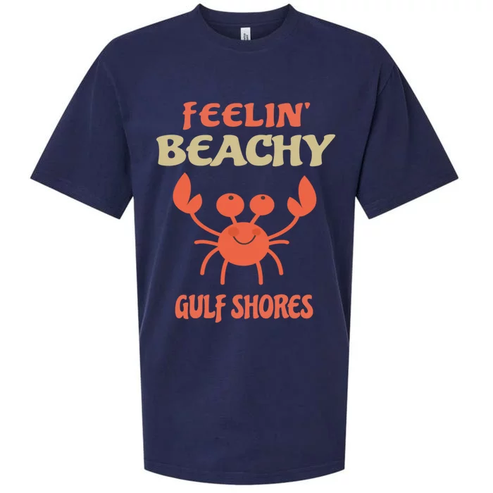 Gulf Shores Vacation Gift Alabama Family Trip Gift Sueded Cloud Jersey T-Shirt