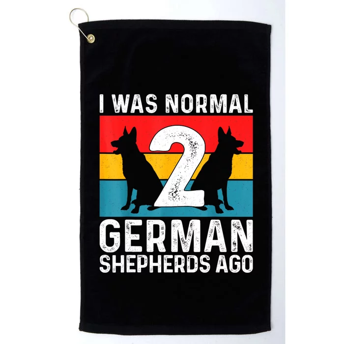 German Shepherd Women Dog Lover German Shepherd Puppy Platinum Collection Golf Towel