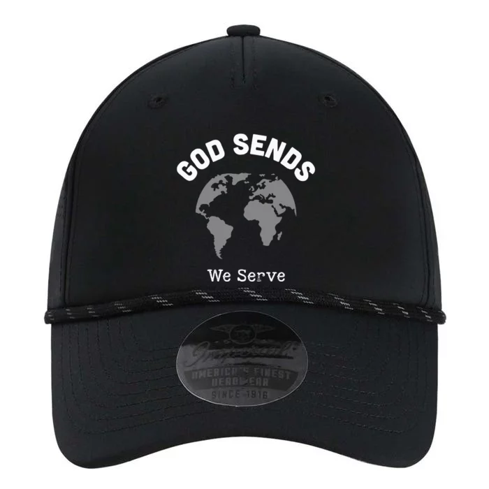 God Sends We Serve Christian Missionary Gifts Missions Trip Performance The Dyno Cap