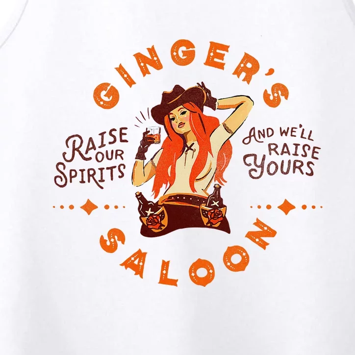 Gingers Saloon Whiskey Redhead Dive Bar Artist Performance Tank