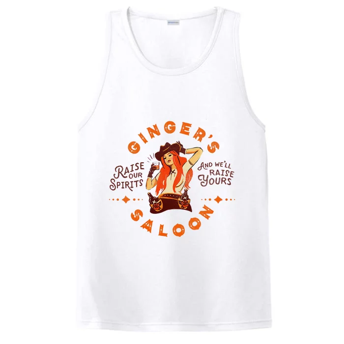 Gingers Saloon Whiskey Redhead Dive Bar Artist Performance Tank