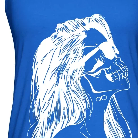 Girl Skull Woman Skull Ladies Essential Flowy Tank