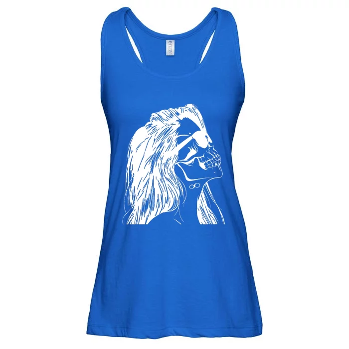 Girl Skull Woman Skull Ladies Essential Flowy Tank