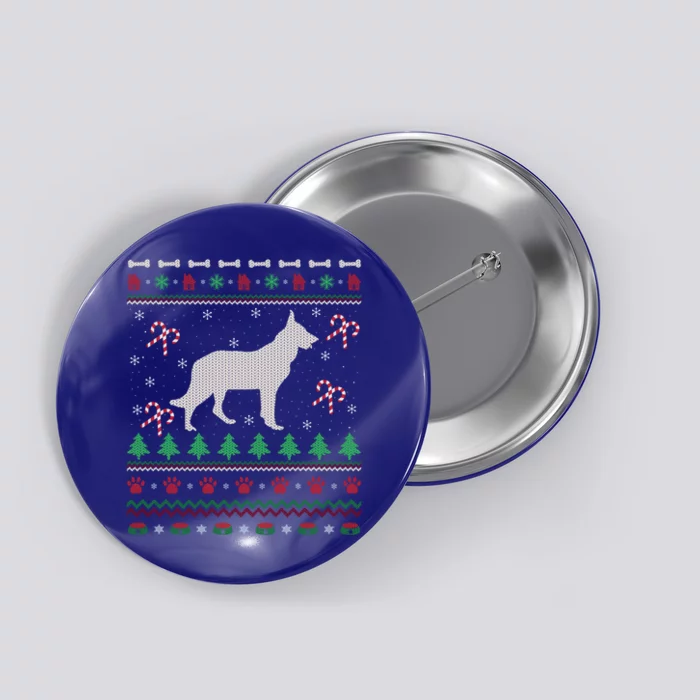 Ger Shepherd Xmas Gift Ugly Ger Shepherd Christmas Cute Gift Button