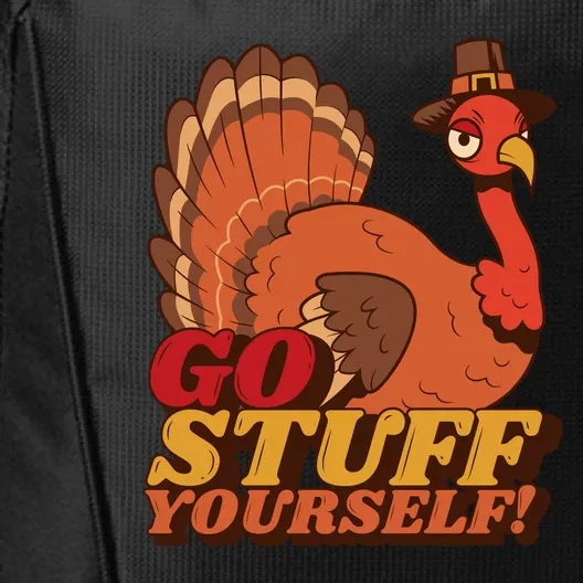 Go Stuff Yourself Funny Thanksgiving City Backpack