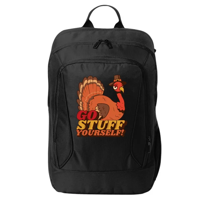 Go Stuff Yourself Funny Thanksgiving City Backpack